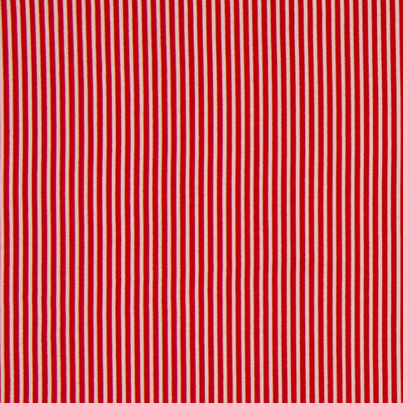 Baumwolle Popeline - Streifen Rot 2/1 mm