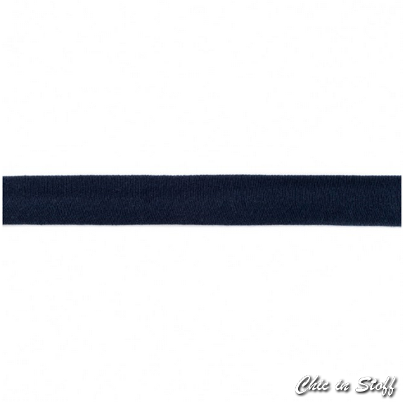 Jersey Schrägband - Navyblau