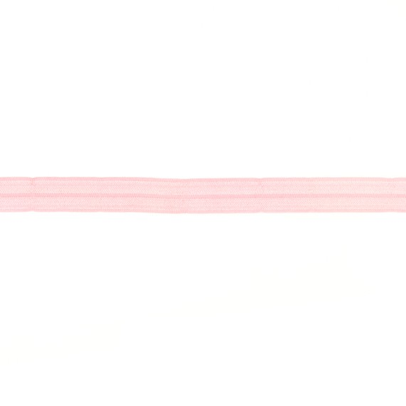 Elastisches Schrägband -  Rosa 15mm