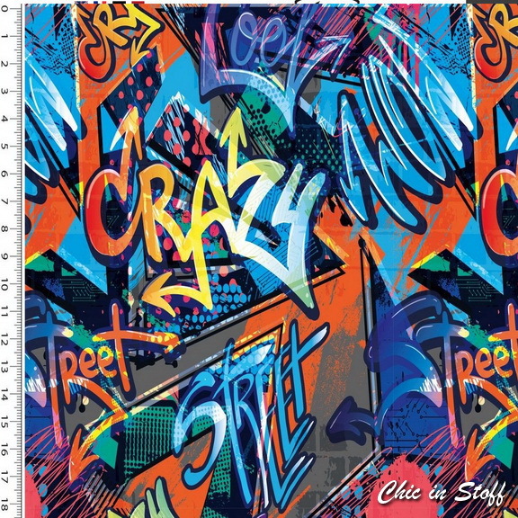 Alpenfleece - Crazy Graffiti